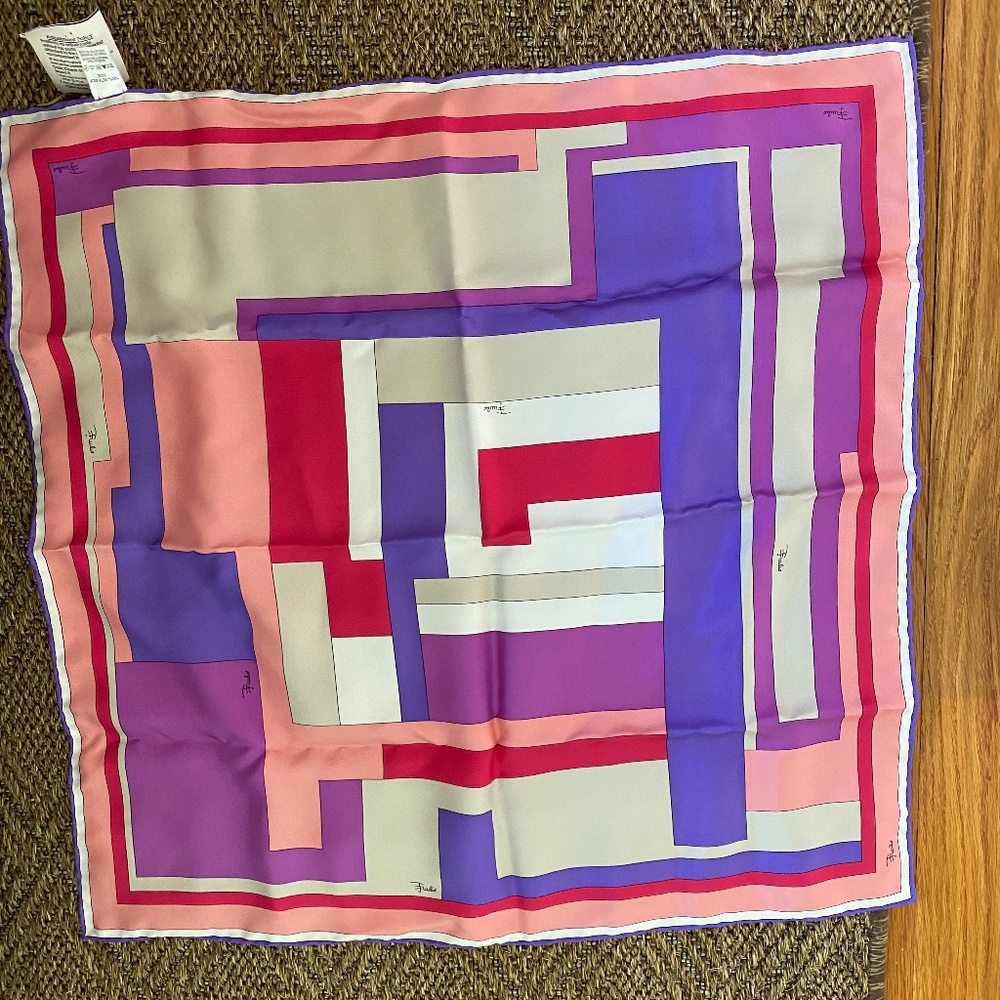 NWT Emilio Pucci Silk Scarf